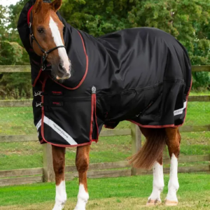 Premier Equine - Titan 450g vinterd�kken med Snug-Fit hals - Sort - 6,6" (145cm)