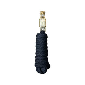 Horse Guard - Tr�ktov med sikkerheds karabinhage - Sort / ONE SIZE