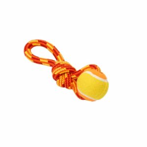 BUSTER Colour Rope Tuggaball (R�d/orange/gul) - Medium