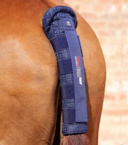 Premier Equine Waffle halebeskytter - Navy
