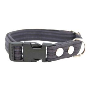 Webbing halsb�nd med snapl�s, Gr�, XLarge