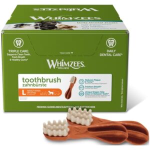 Whimzees Toothbrush Large, 30 stk