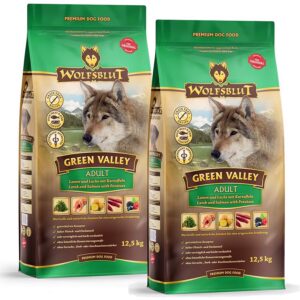 2 x 12.5 kg. Wolfsblut Green Valley Adult stork�b rabat