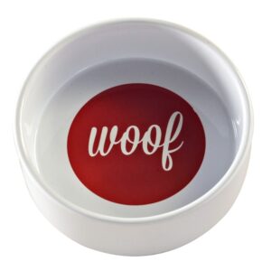 MASON CASH "Woof" Hundesk�l - R�d