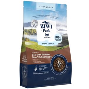 ZiwiPeak Cat Steam & Dried, Beef, 2.2 kg