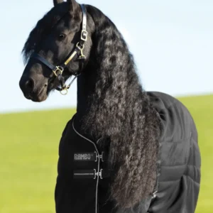 Rambo Stalddækken, 400 gram - Sort - 145 CM