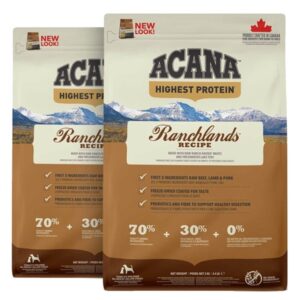 Acana Ranchlands Recipe, 2 x 11.4 kg stork�b rabat
