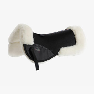 Premier Equine Airtechnology Shockproof Wool Half Pad - Sort/natur