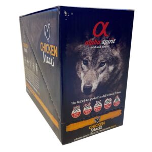 Alpha Spirit Chicken Semi Moist Snack, 16 x 35g STORK�B