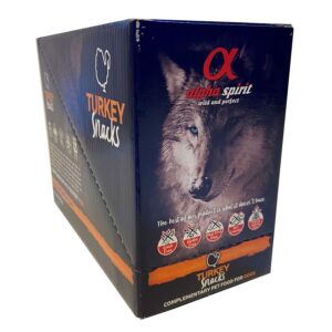 Alpha Spirit Turkey Semi Moist Snack, 16 x 35g STORK�B