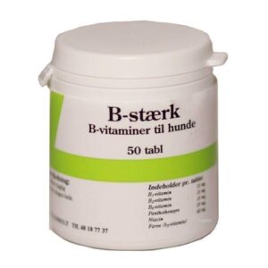 B-St�rk, b-vitaminer til hunde, 50 tabl.