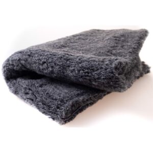 Vetbed hundet�ppe med stofbund, gr�, 100 x 150 cm