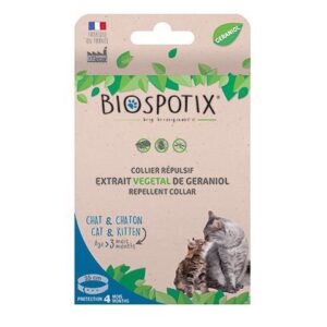 Biospotix loppehalsb�nd til katte mod lopper, lus, fl�ter, t�ger og myg