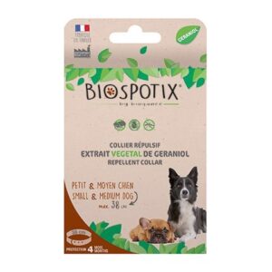 Biospotix loppehalsb�nd til hund, Small