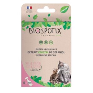 Biospotix ugiftigt loppe & fl�t pipetter til katte