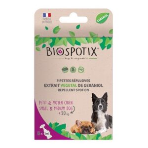Biospotix ugiftigt loppe & fl�t pipetter til hunde under 20 kg