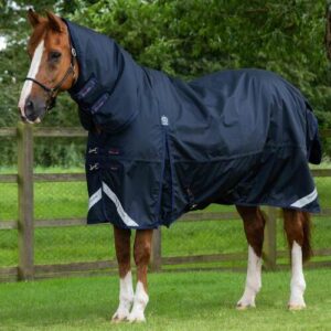 Premier Equine Buster Storm 220g d�kken med hals - Navy
