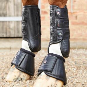 Premier Equine Carbon Tech Air Cooled Eventing gamacher - Forben - Sort, L