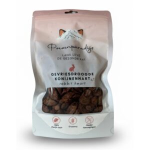 Cat Paradise 100% Fryset�rret Kaninhjerte til katte og hunde