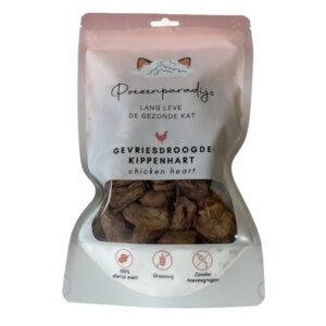 Cat Paradise 100% Fryset�rret Kyllingehjerter til katte og hunde