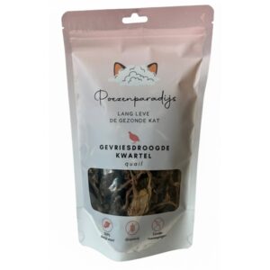 Cat Paradise 100% Fryset�rret Vagtel til katte og hunde