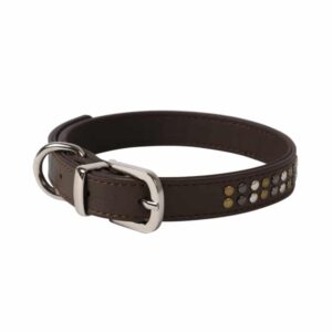 WOUAPY Hundehalsb�nd med Nitter - Sort