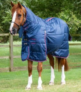 Premier Equine Combo stald d�kken 200g - Navy, 6,0" (130cm)