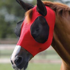 Premier Equine Comfort Lycra insektmaske - R�d