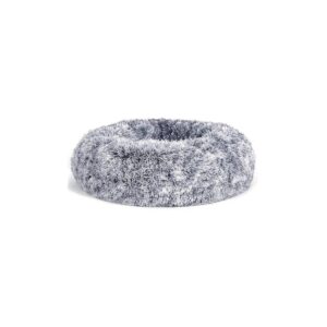 Donut hundeseng 70 x 70 cm - Fluffy s�lvgr�
