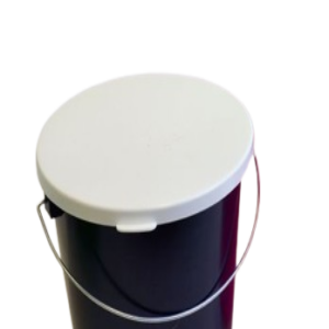 Spand 5L med l�g - Sort