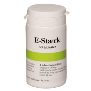 E-St�rk, E-Vit. Til hunde, 50 tabl.