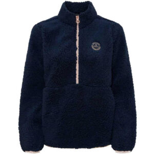 Equipage - Junior Joelle half-zip teddy fleecetr�je - Navy / 110/116
