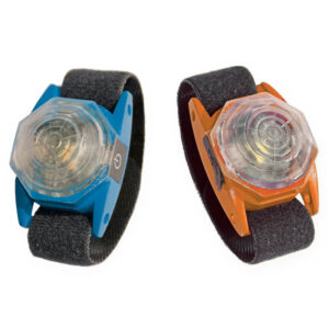Genopladelig LED hundelygte (Orange/bl�)
