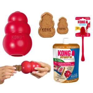 KONG Classic Samlepakke med fyld og b�rste