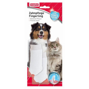 Beaphar Fingertandb�rste i bomuld 2 pak