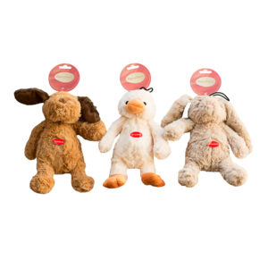 Party Pets Elite - Cute Friends Bamse - Hund, And- og Kanin - 25cm