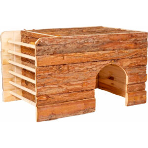 Tr�hus og h�h�k i �t Naturtr� med bark