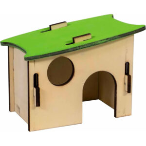 Byg-selv tr�hus til mus, hamster eller �rkenrotter - 14x9x10cm