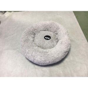Fluffy Hundeseng, Lysegr�,  Small, 59 x 59 cm