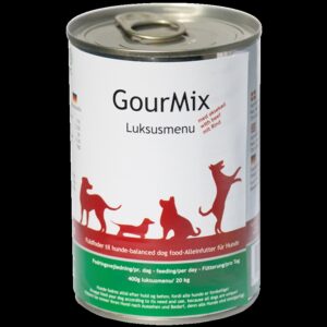 GourMix luksus d�semad med oksek�d, hund, 400g