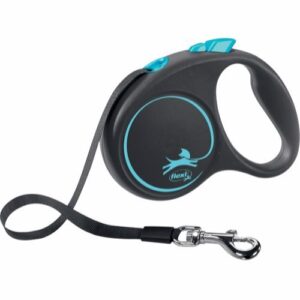 Flexi Black Design, B�nd line, Bl�, 5M, Max 50 kg