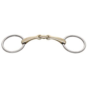 HS Trensebid, Dynamics RS med l�se ringe, 3-delt - 16mm