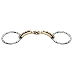 HS Trensebid, Novocontac med l�se ringe, 3-delt - 14 mm