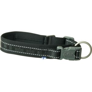 Hurtta ECO Casual halsb�nd, Raven, 25 - 35 cm