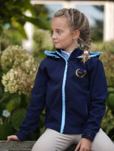 Joline - B�rn, Softshell Jakke, Bl� - 152-158 / Blue