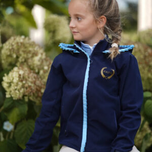 Joline - B�rn, Softshell Jakke, Bl� - 110-116 / Blue