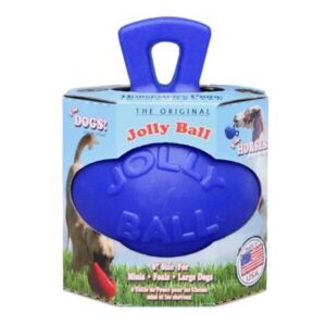 Jolly Tug-N-Toss punkterfri og holdbar bold, bl�, 20 cm