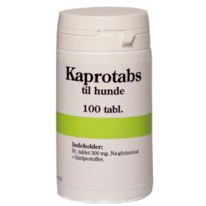 Kaprotabs, 100 tabl. - til hunde som spiser aff�ring