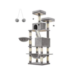 Kradsetr�et Siamese Cat tower 168 cm - Lysegr�