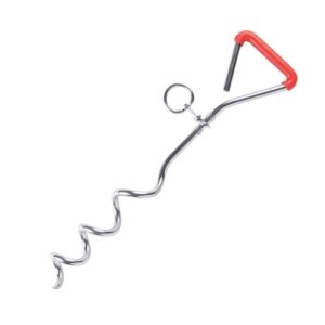 Kraftigt jordspyd til fastg�relse af hundeline, 40 cm